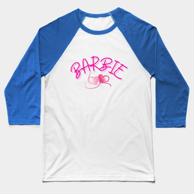 Barbie Baseball T-Shirt by MOS_Services